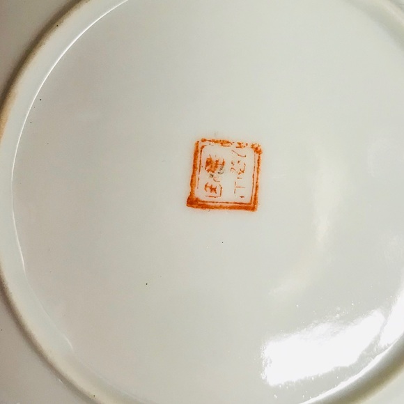 Goddess of Mercy,Gilded Hand Painted Cup & Sauser - Picture 7 of 10